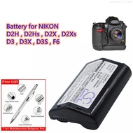 Camera Battery 11.1V/1800mAh EN-EL4, EN-EL4a, EN-EL4e for NIKON D2H, D2Hs, D2X, D2Xs, D3, D3X, D3S, 