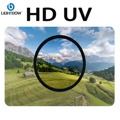 Lightdow HD UV Lens Filter 49MM 52 55 58 62 67 72 77 82mm for Cannon Nikon Sony Pentax Camera Lens F