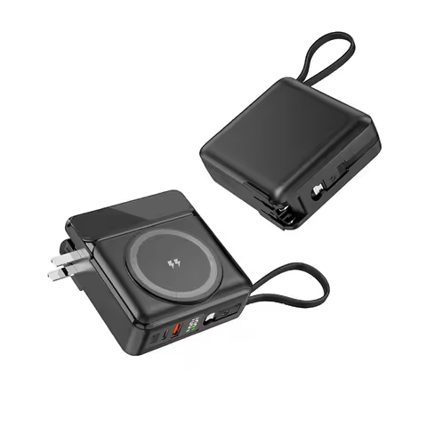 15000mAh Magsafe Power Bank Travel Wall Charger Magnetic Wireless 22.5W Fast Charger For iPhone 16 S