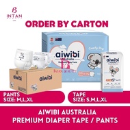 [Carton]AIWIBI Comfy Dry Diapers Tape /Pants (S/M/L/XL)(3 Packs)