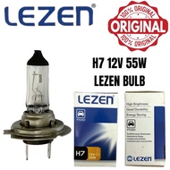 LEZEN LIGHT BULB HALOGEN BULB H7 12V 55W CLEAR GLASS LIGHT BULB 100% ORIGINAL