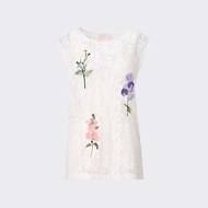 [DISAYA] -Lace flower เสื้อกล้ามลูกไม้ปักลายดอกไม้