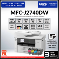 Brother Inkjet Color A3 A4 4in1 InkBenefit Wireless Printer MFC-J2740DW