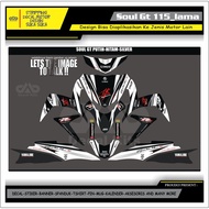 Cutting Sticker Decal Soul Gt 115 LINE WHITE