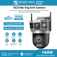 Dosen pro Sc23 Wireless Outdoor Surveillance 3-Eye Wifi Camera Ip66 Smart Waterproof Safe Super Shar