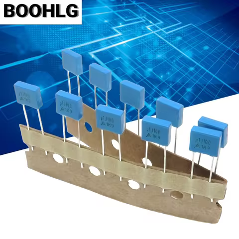 10pcs 0.1UF 100V 104J Brand New Original Non-Polar Film Capacitor