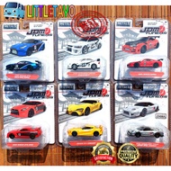 Jada JDM Tuners Wave 1B Set of 6 Pcs Mitsubishi Lancer Evo 7 Nissan GT-R R35 Honda NSX Toyota Supra