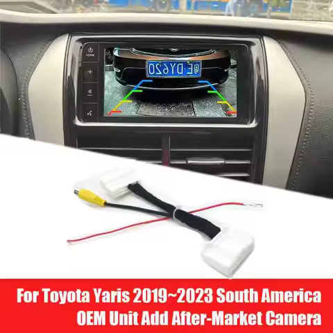 JIAYITIAN C24 pins Adapter Cable For Toyota Yaris 2019~2024 South America Add After-Market Camera ki