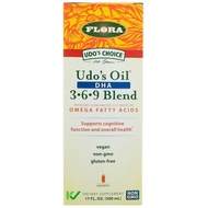 Flora, Udo's Choice, Udo's Oil DHA 3-6-9 Blend,  8.5 fl oz (250 ml) / 17 fl oz (500 ml)