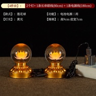 Holding Lotus Lamp Buddha Front Lamp Buddha Lamp led Crystal Lotus Lamp Battery Lotus Lamp Changming