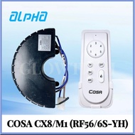 [ORIGINAL] ALPHA Ceiling Fan PCB/REMOTE CONTROL COSA CX8/M1 RF56/6S-YH