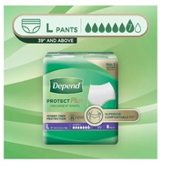 DEPEND Protect Plus Adult Diaper Pants L/DEPEND Protect Plus Adult Diaper Pants M
