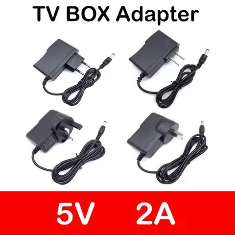 1PCS Power Adapter New DC 5V2A Converter AC 100V-240V 5V 2A 2000mA Supply EU US UK AU Plug For Andro