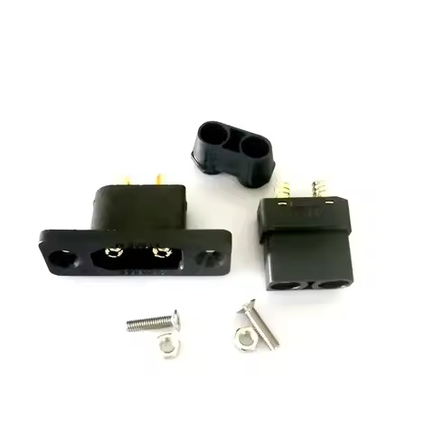 XT90E-M+XT90H-F Battery Connector Set XT90E Male Plug Gold-Plated Connector DIY Connecting Part for