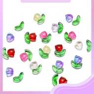 (10 sets of 20 pieces) Beads|Flower Beads|Glass Beads|Flower Beads|Tulip Beads|Cute Unique Tulip Flo