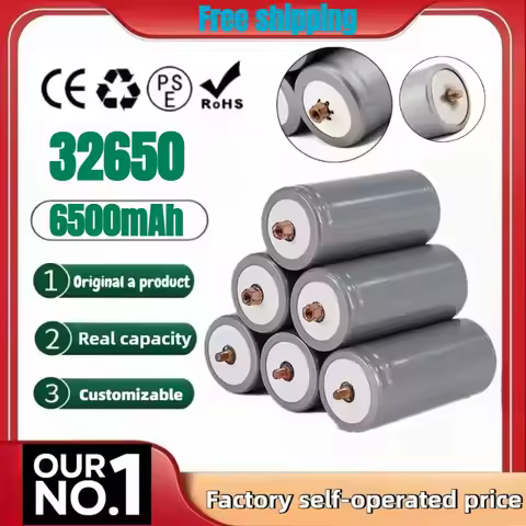 Original 32650 6500mAh 3.2V lifepo4 Rechargeable Battery Professional Lithium Iron Phosphate Power B