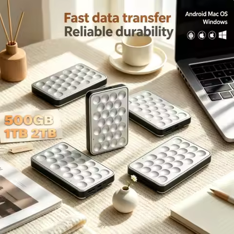 OEM 02A 2pcs Portable External Hard Disk High Speed Storage Drive For Laptop Desktop Mac Android Mob