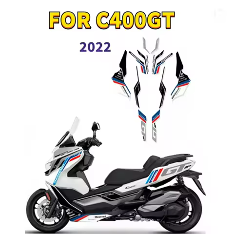 For Bmw C400GT C 400GT 2022 Motorcycle Full Car Flower Version Waterproof Sticker Decoration Decals 