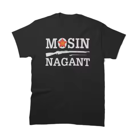 WWII Soviet Red Army Mosin–Nagant Military Rifle T-Shirt 100% Cotton O-Neck Summer Short Sleeve Casu