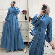 gamis kondangan terbaru Hanira Dress kekinian dan fashionable dress wanita simple 2025 viral