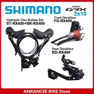 Shimano GRX RX400 Groupset Hydraulic Disc Brake Road Bicycle 2x10s Front Rear Derailleur Shifter Bra