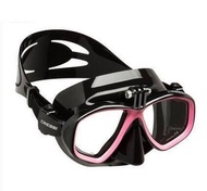 CRESSI Action Mask Diving Mask for action cam - Pink x Black