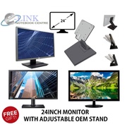 (REFURBISHED / OEM STAND) 24'' INCH SCREEN MONITOR ASUS VS248H / SAMSUNG / ACER / VGA / DVI / DP / H