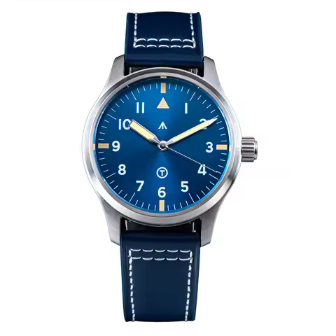 Sugess Mens Watch Automatic Mechanical Wrist watches Luminous Index NH35 Movement Waterproof Sapphir