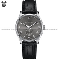 HAMILTON H38411783 Men's Analog Watch JAZZMASTER THINLINE SMALL SECOND QUARTZ 40mm Leather Strap Gre