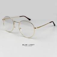 Gọng Kính Cận Kính Giả Cận Nam Nữ Mắt Oval Thon Tròn Kim Loại Đen Bạc Vàng Gọng Kim Loại Hàn Quốc -
