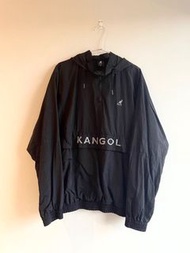 正品 Kangol黑色衝鋒衣