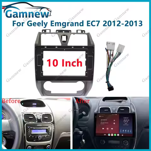 10 Inch Car Frame Fascia Adapter For Geely Emgrand EC7 2012-2013 Android Radio Dash Fitting Panel Ki