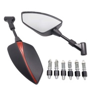 8 10mm xe máy Rear View gương phổ scootor gương cho Kawasaki Z1000 Z900 Z800 z750 Z1000 Honda DIO nc