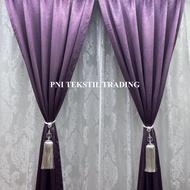 (READY STOCK Cangkuk)  LANGSIR SIAP JAHIT (140 * 220 CM) Dan (140cm x 260 cm)