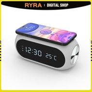 Digital Ala Clock Wireless Charger Temperature And Humidity Clock LED Electronic Clock Display Table Clock Home Bedside