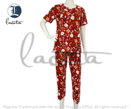 {HOT SALE} LACOTA Fashion Seasonal Christmas Theme Sleepwear For Family Kids Set Pajama Unisex Christmas Pajama Pants T-shirt Terno And Dress For Women On Sale