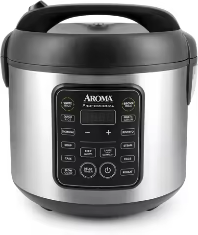 Professional Digital Rice Cooker, 10-Cup (Uncooked) / 20-Cup (Cooked), Multicooker, Slow Cooker, Ste