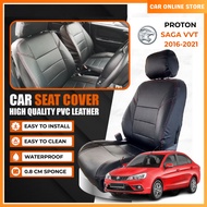 Proton Saga VVT 2016 - 2025 Car Seat Custom Fit OEM Cushion Cover PVC Shining