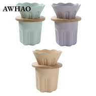 AWHAO Drip Coffee Filter Cup Set Coffee Dripper Set Tool Coffee Filter Kits Coffee Filter Dripper fo