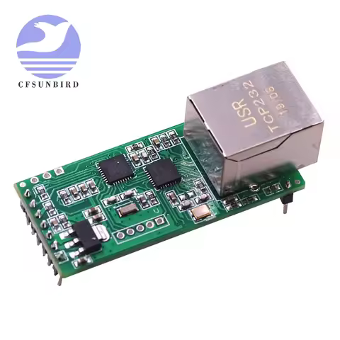 USR-TCP232-T2 RS232 Serial to Ethernet Module Tcp Ip UDP Network Converter Module TTL Lan Module wit