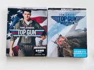 【港版4K】壯志凌雲1+2，港版4K鐵盒，中文字幕，正版 藍光 Bluray Blu-ray 藍光，Top Gun 1.2 Maverick