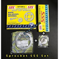 Honda 428 sss Sprocket set