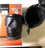 二手SONY SEL1670Z 蔡司 16-70mm F4 ZA OSS E接環  台灣索尼公司貨 送保護鏡與偏光鏡