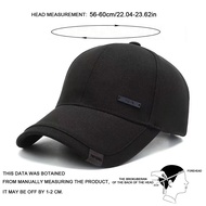Adjustable Black/Red Cotton Baseball Cap for Sun Protection, Perfect for Casual and Sports Wear Topi