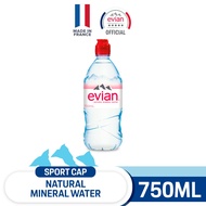 evian Natural Mineral Water Sports Cap (750ml)