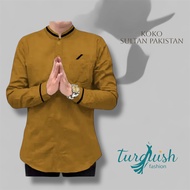Baju Koko Pria Lengan Panjang SULTAN PAKISTAN Jumbo Big Size Oversised M-3XL
