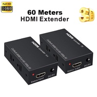 60M CAT5E CAT6 HDMI Extender Repeater LAN CAT 5E/ CAT 6 Cable 3D Video Expansion Full HD 1080P CAT 5