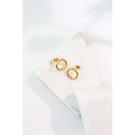 Clara Gold Earrings | INHALE. | 18K Gold Plated Earring Accessories