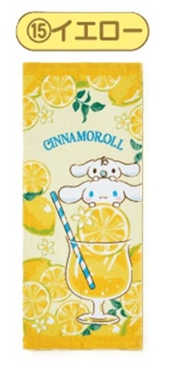 Sanrio - 三麗鷗 Sanrio Cinnamoroll 大耳狗 玉桂狗 一番賞 15號賞 黃色面巾 毛巾[平行進口]