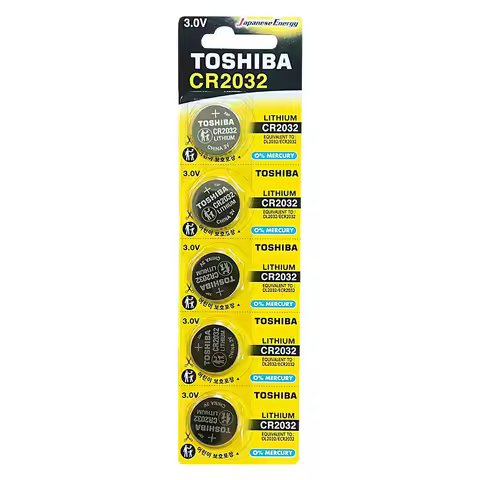Toshiba Cr2032 5A 3V Lithium Daiso Battery Smart Key Car Key Battery